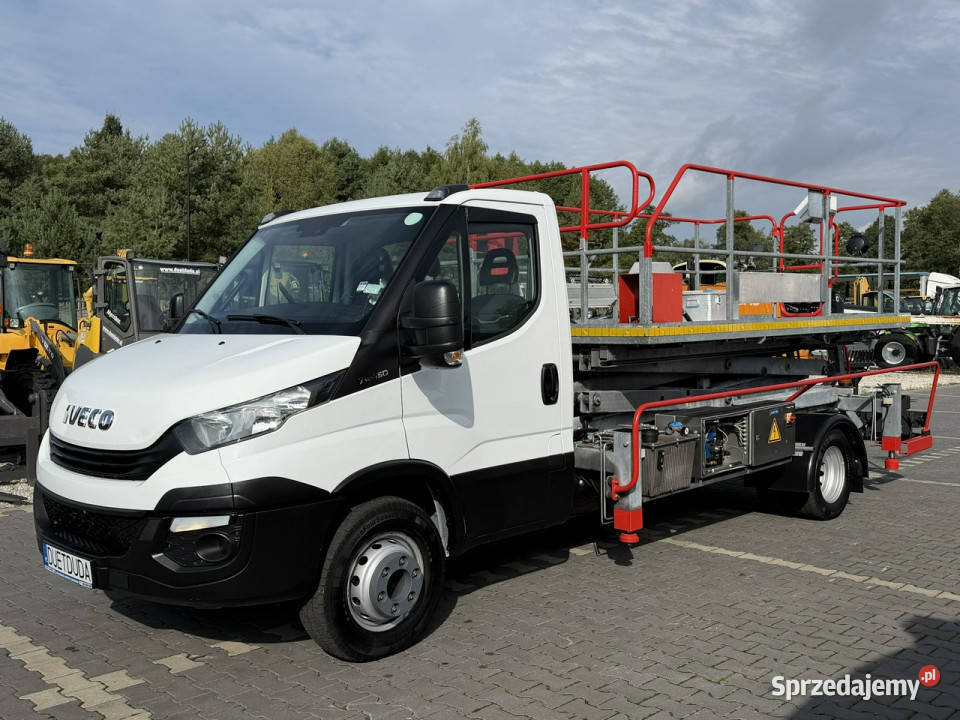 Iveco Zwyżka Podnośnik Nożycowy Franke MALLAGHAN 32000km Widełki sprzedam