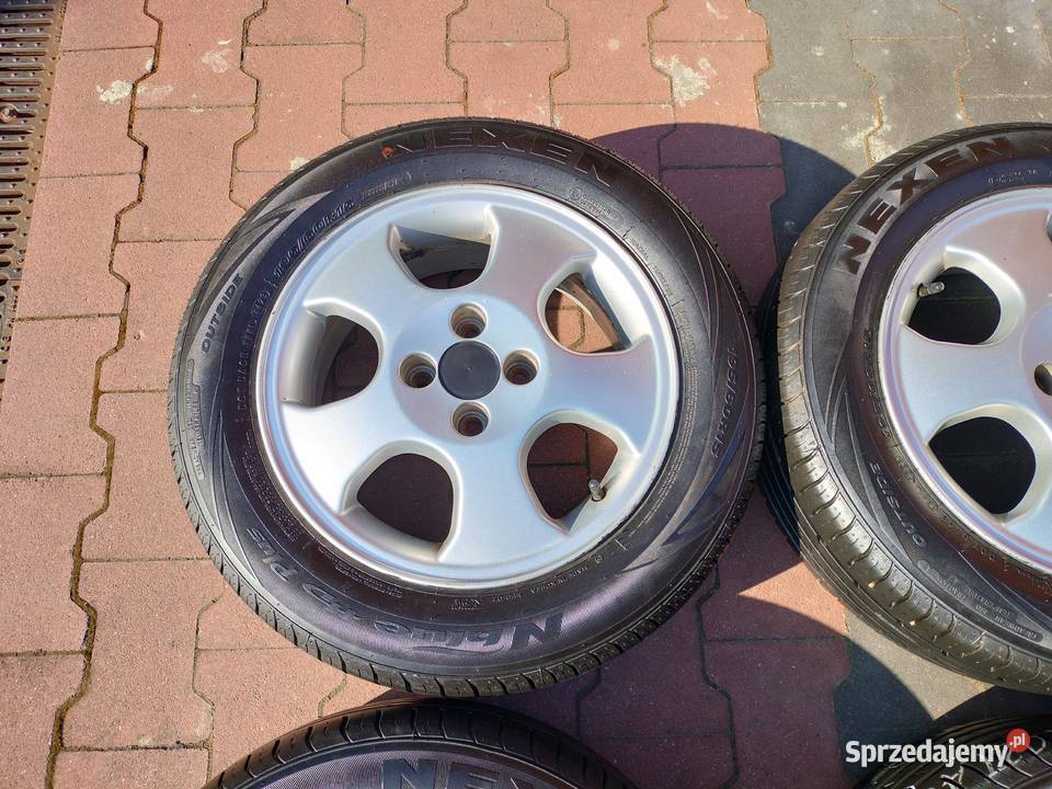 Koła alufelgi i opony 19660 R15 4X100 opel VW Samochodowe Kraków