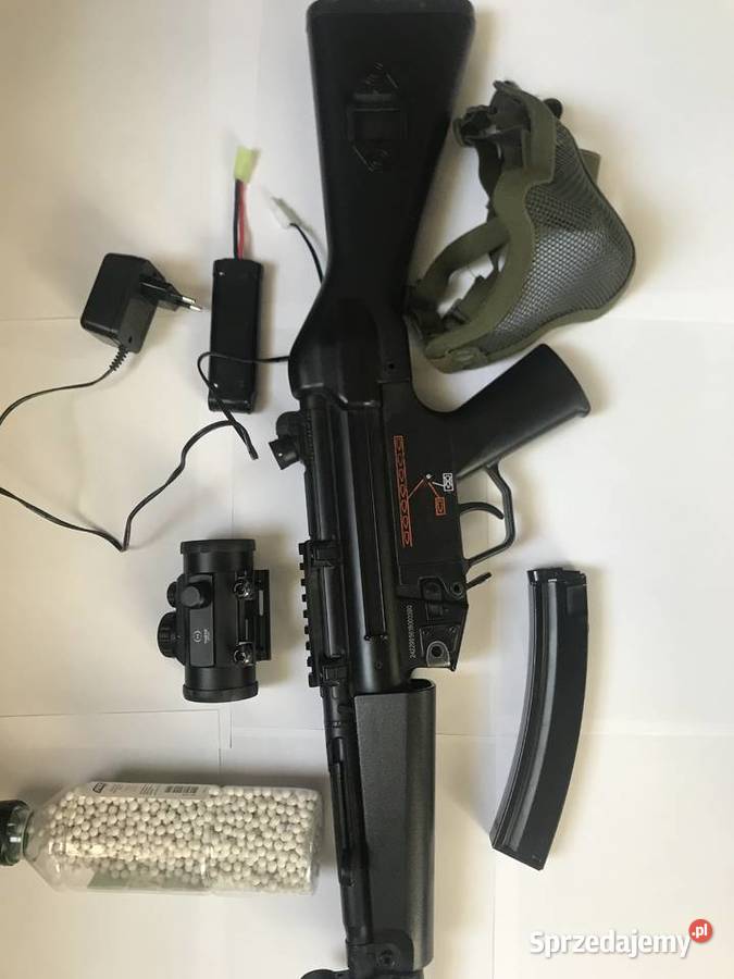 Replika MP5 asg kolimator maska ochronna Mielec sprzedam