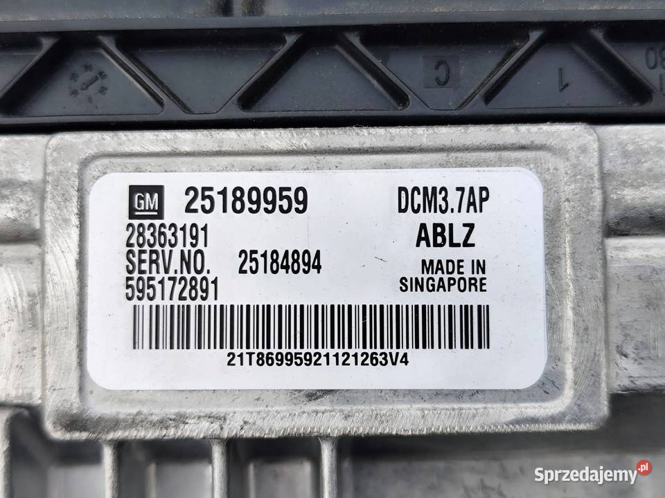 CHEVROLET ORLANDO 20 VCDI KOMPUTER STEROWNIK Przemęt