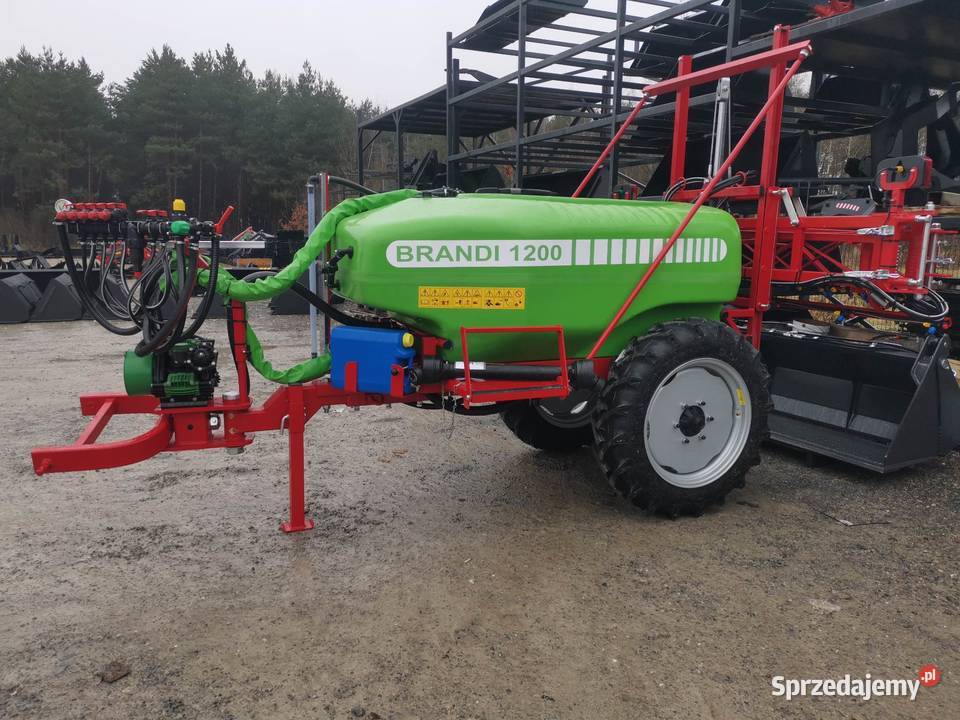 Opryskiwacz polowy Brandi 1200L 121518m lanca nieuszkodzony Jarocin