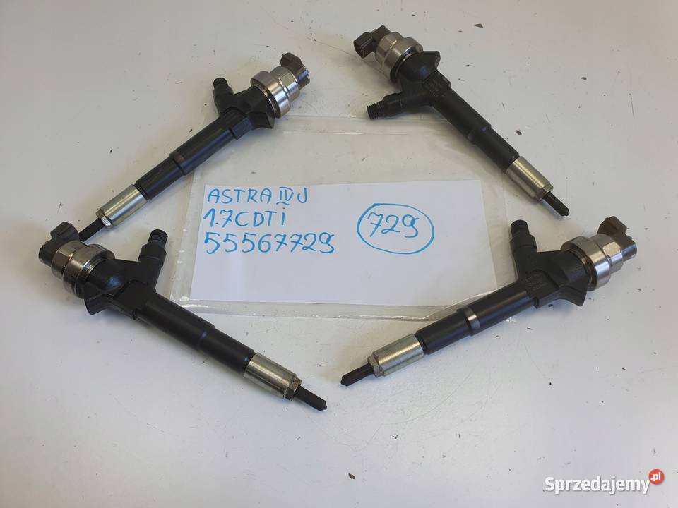 Opel Zafira B Astra J 17 CDTI WTRYSKIWACZ wtrysk Janów