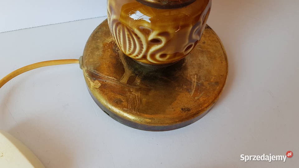 Lamp lampka nocna Polam Katowice PRL śląskie