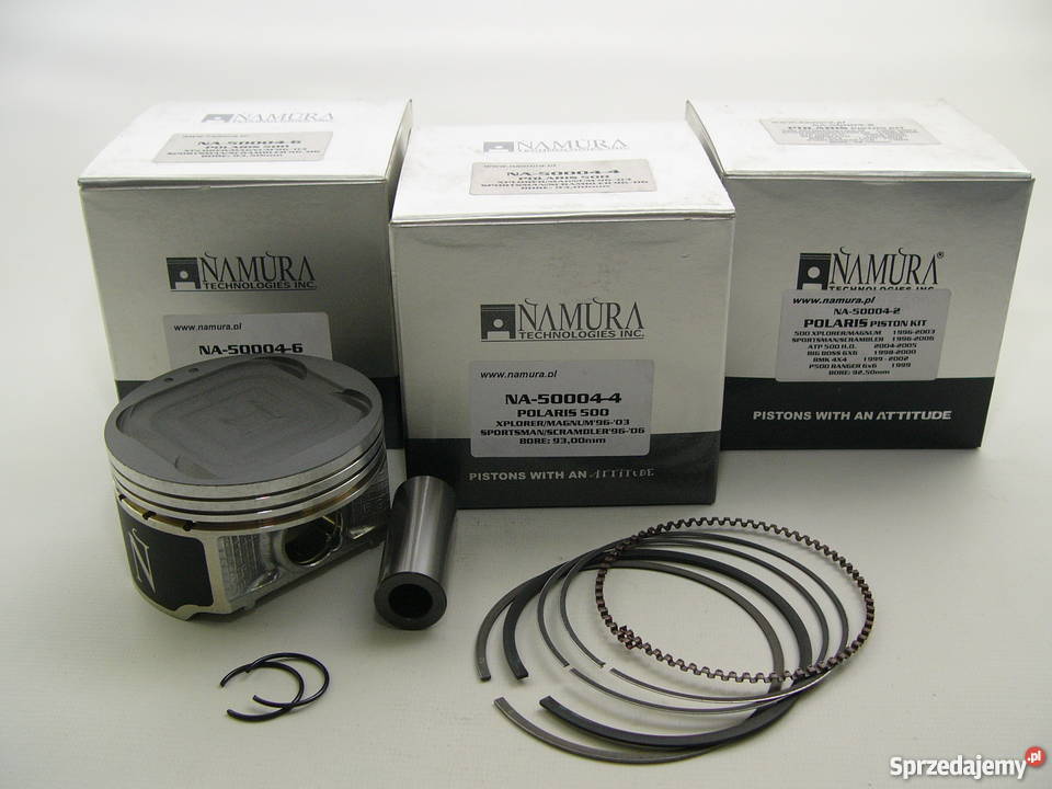 TŁOK komplet tłokowy NAMURA 9300 mm POLARIS 500 Zabrze