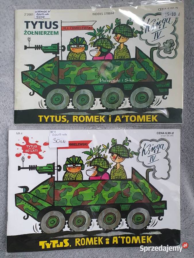Tytus Romek i ATomek 2 komiksy różne księgi i Gdynia