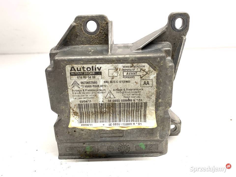SENSOR AIRBAG CITROEN C3 II 95910A2320 CZUJNIK Poduszki powietrzne podkarpackie