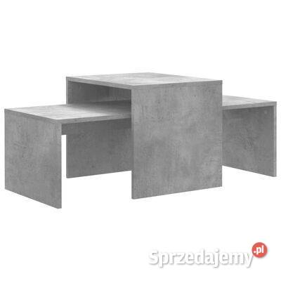 vidaXL Stoliki kawowe, betonowy szary, 100x48x40 cm