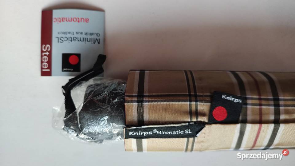 Parasolka parasol Knirps automatyczny beżowa śląskie Katowice