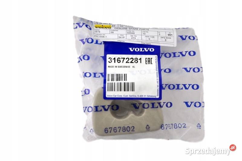VOLVO XC90 V90 II lewa zaslepka podsufitki OE dolnośląskie Bielany Wrocławskie