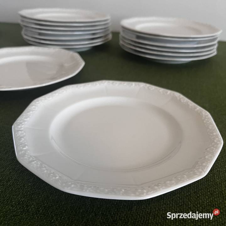 Talerze Rosenthal Classic Biała Maria Porcelana i szkło Nowy Sącz