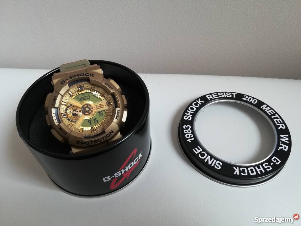NOWY Zegarek Casio GSHOCK GA110 złoty gshock z Gliwice