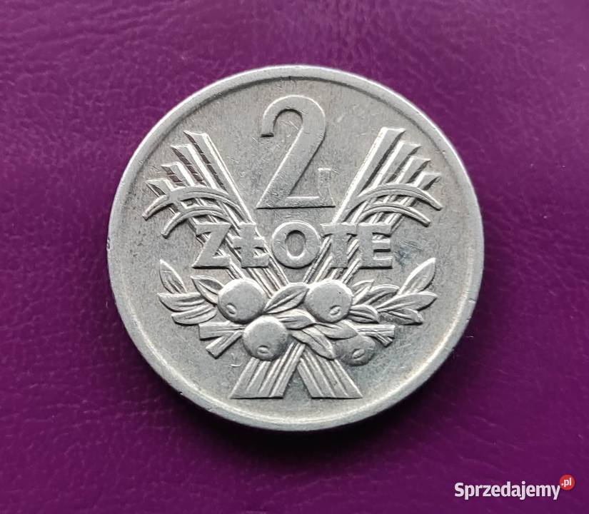 Moneta PRL 2 ZŁOTE 1973 JAGODY Rzadka i ładna Numizmatyka Pruszków