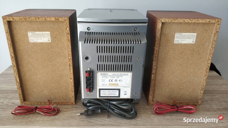 Wieża SONY CMTNEZ30 kolumny 2x SSCNEZ30 Łódź