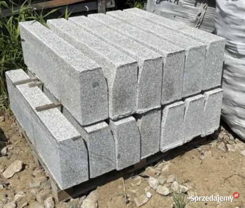 KRAWĘŻNIK DROGOWY GRANITOWY 15x30 Płomieniowany Kostka brukowa