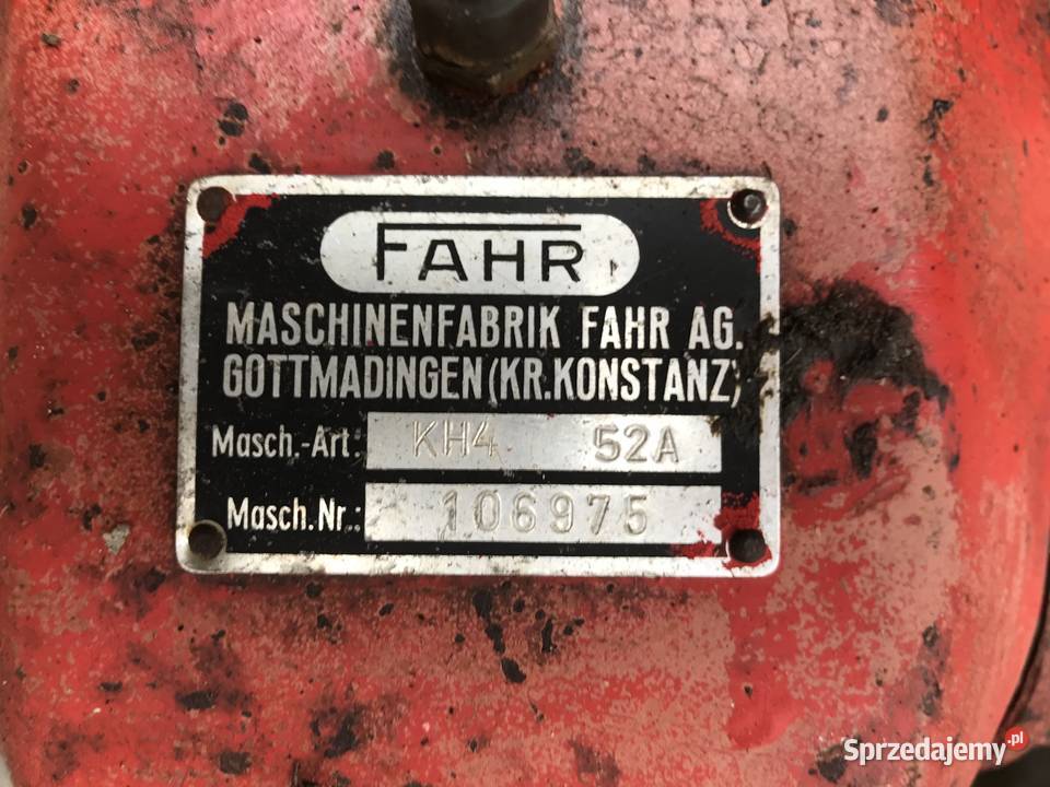 Przetrząsarka przewracarka do siana FAHR KH4 nieuszkodzony Łowicz