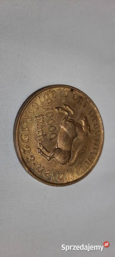 Moneta 10000 MAREK Westfalia 1923 STEIN NOTGELD Warszawa