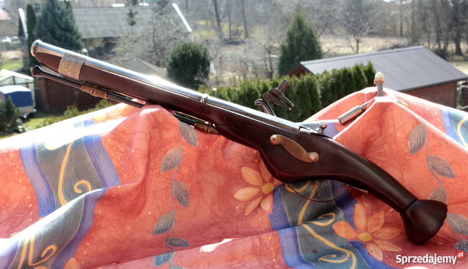 HUSARSKI XVII w CZARNO PROCHOWY PISTOLET Z Sokółka