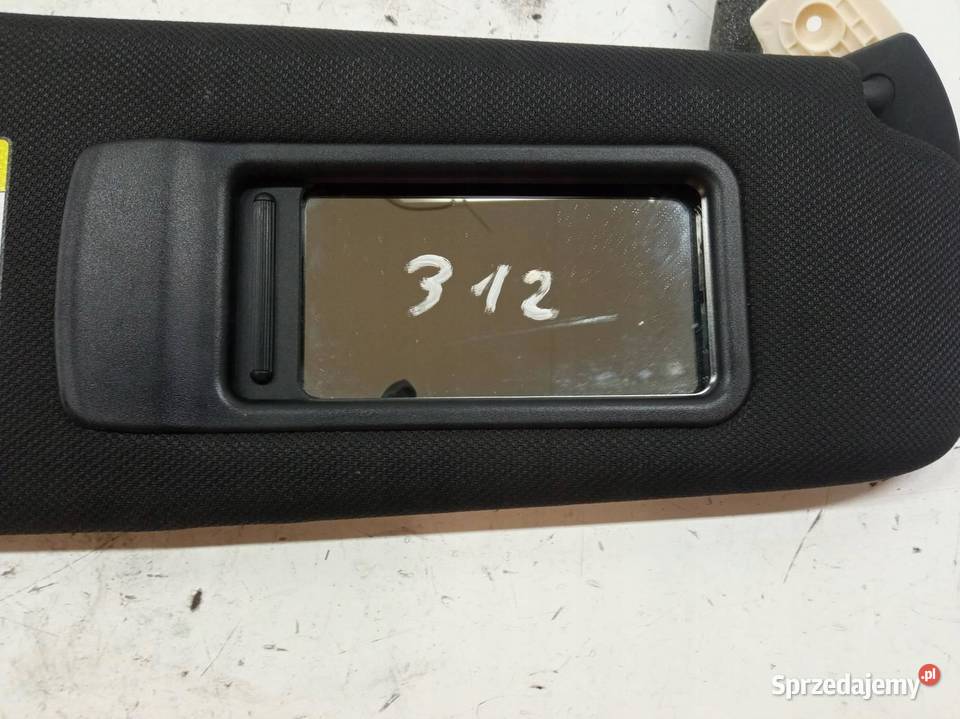 DASZKI PRZECIWSŁONECZNE PRAWY PASAŻERA OSŁONA