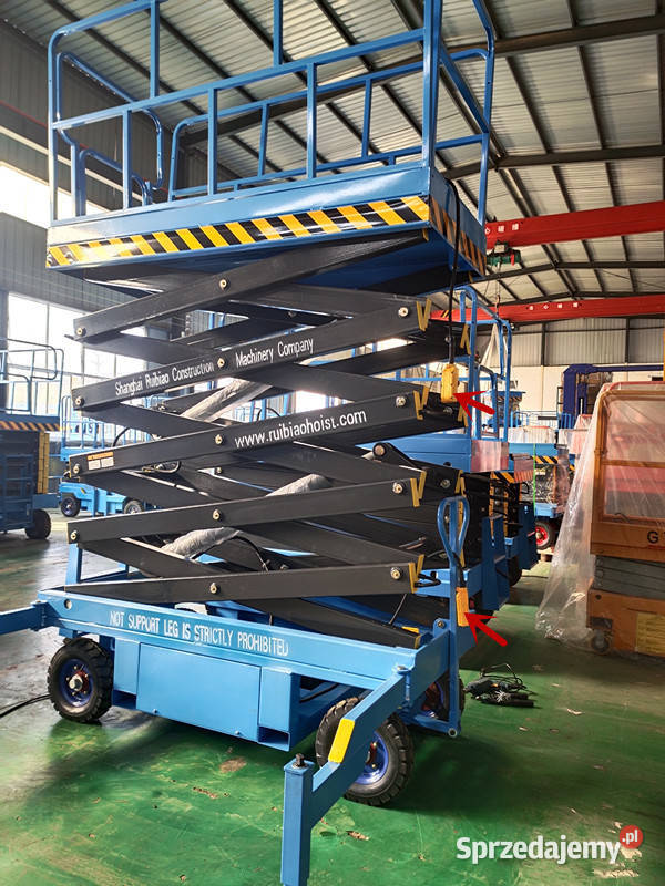 Promocja Nowy Mobilny Podnośnik nożycowy 12m Włocławek