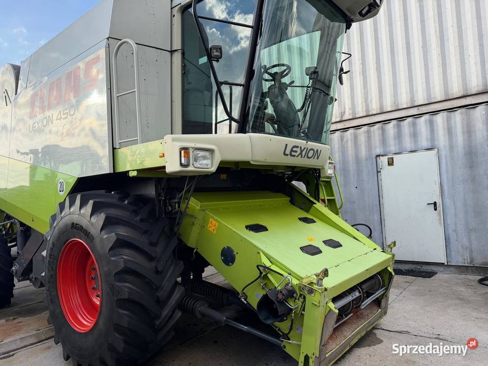 Kombajn zbożowy Claas Lexion 450 Evolution heder nieuszkodzony dolnośląskie Nowa Ruda