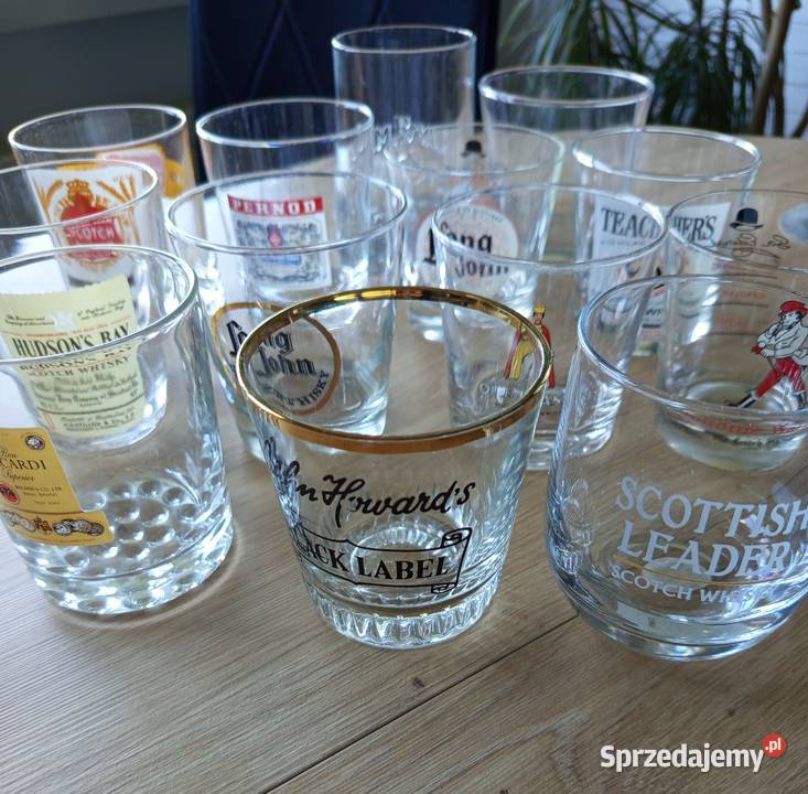 13 szklanek z kolekcji whisky Gorzów Wielkopolski