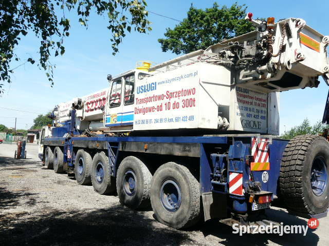 Dźwig Żuraw KRUPP KMK 6200 200t na części Rok produkcji 1991 Motoryzacja Dąbrowa Górnicza sprzedam