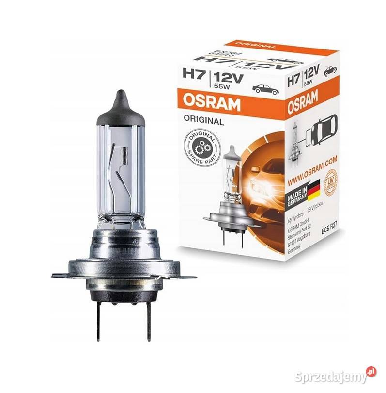 Żarówka Halogenowa OSRAM Classic H7 12V 55W osobowe Lampy przednie Nowa Karczma sprzedam
