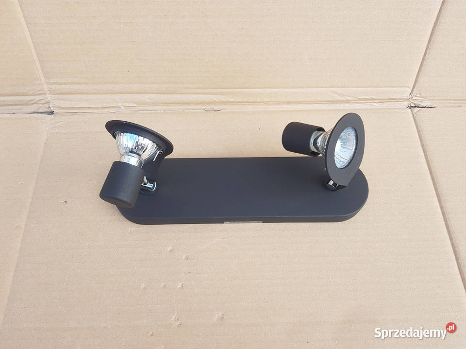 Lampa sufitowa listwa SPOT 2x50W czarny mat do Warszawa