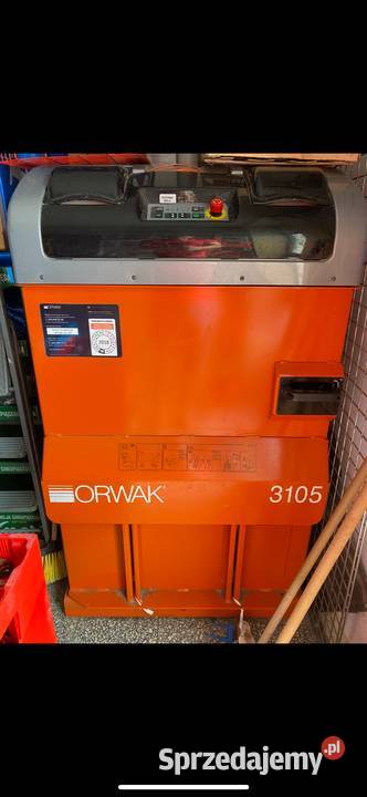 Prasa Orwak 3105 belownica makulatury folii Michałowice