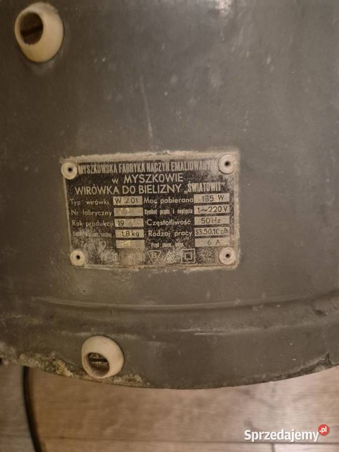 Wirówka do prania Światowit używana sprawna w Brodnica sprzedam