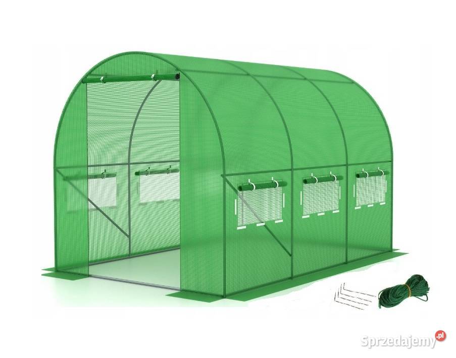 TUNEL FOLIOWY OGRODOWY FOLIA UV SZKLARNIA 2x3m Choroszcz