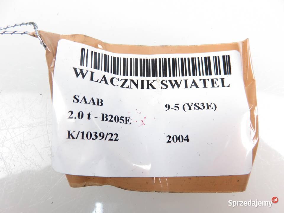 WŁĄCZNIK ŚWIATEŁ SAAB 95 YS3E 4616124