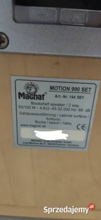 Głośniki MAGNAT MOTION 990 SET Zabrodzie
