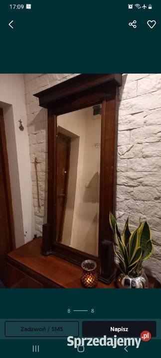 Stare zabytkowe lustro art deco vintage Gdańsk