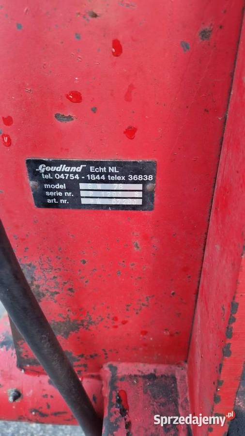 Pług 2 skibowy obrotowy Goudland