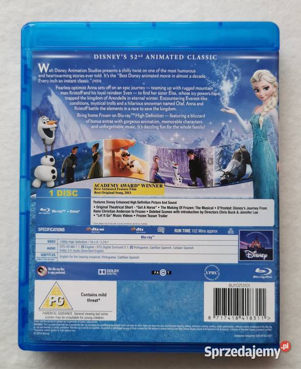 Frozen Kraina Lodu Bluray En 2013