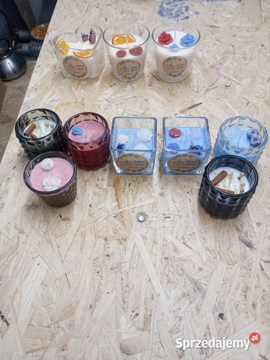 Świece sojowe ręcznie robione unikatowe Świece małopolskie sprzedam