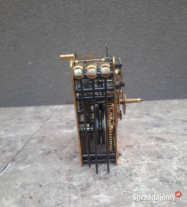 426 Mechanizm starego zegara łańcuchowy wagowy Tczew