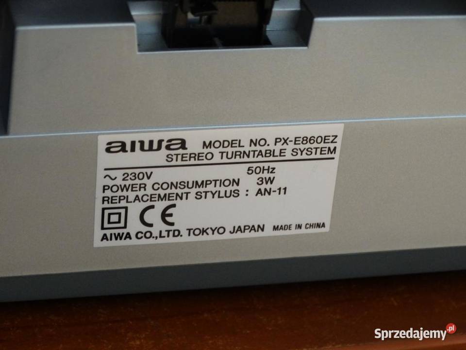 Gramofon Aiwa PXE860 automat przedwzmacniacz podkarpackie Jasło