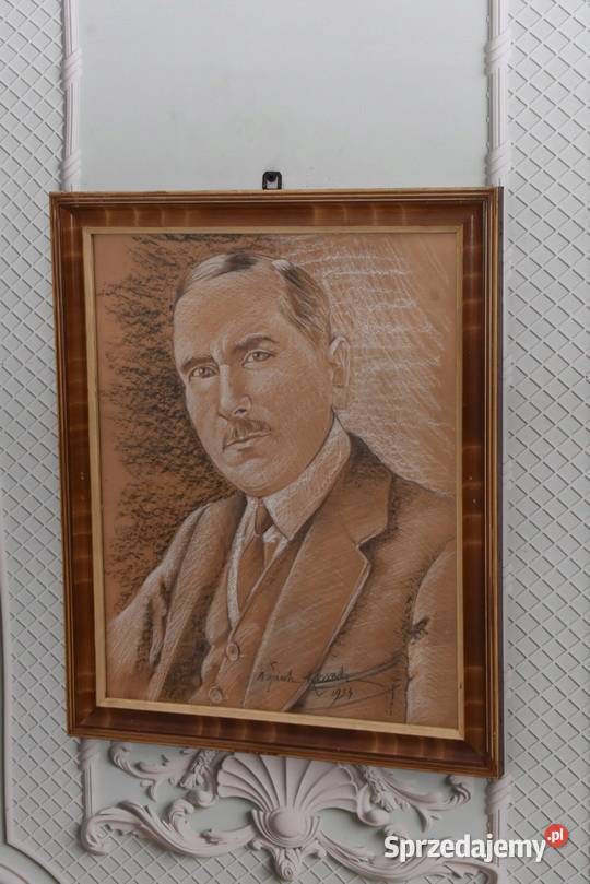 Wojciech Kossak 1934 Portret Roman Dmowski małopolskie Kraków
