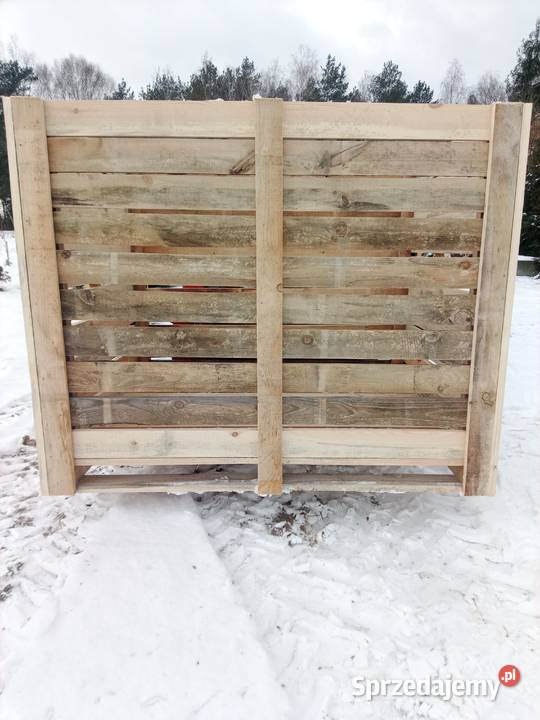 Skrzyniopalety drewniane 120x120x160 nowe mocne Sępólno Krajeńskie