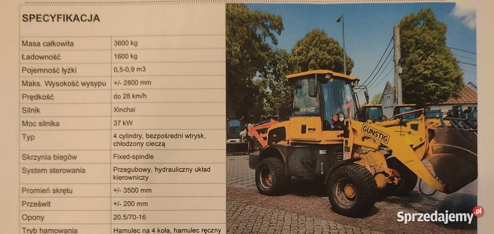 Ładowarka kołowa Gusting 1600 Chrzanów