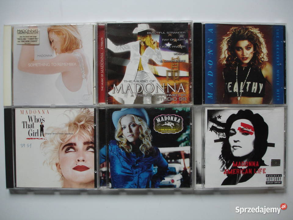 MADONNA płyty CD lubuskie Zielona Góra