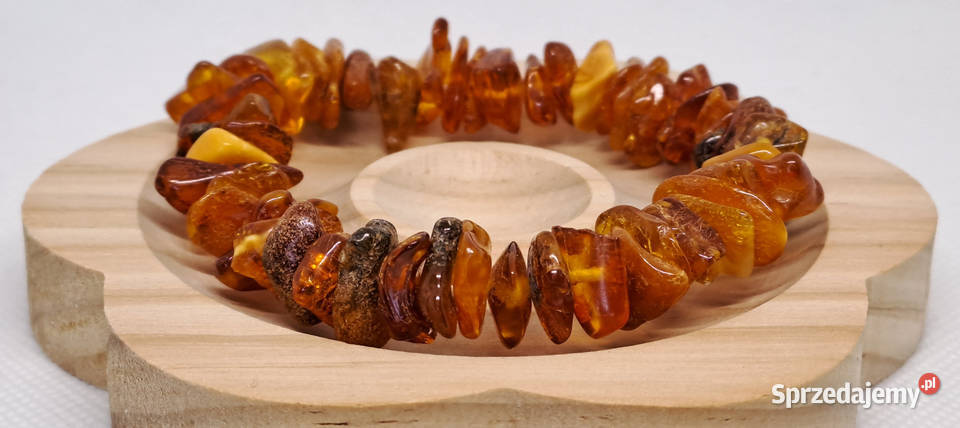 Bransoletka z bursztynu bałtyckiego sieczka Warszawa