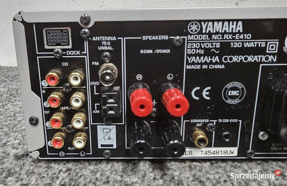 Amplituner STEREO Yamaha RXE410 Natural Sound Kraków