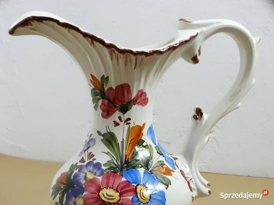 Włoski dzbanek ceramiczny Bassano Wazon vintage Biłgoraj sprzedam