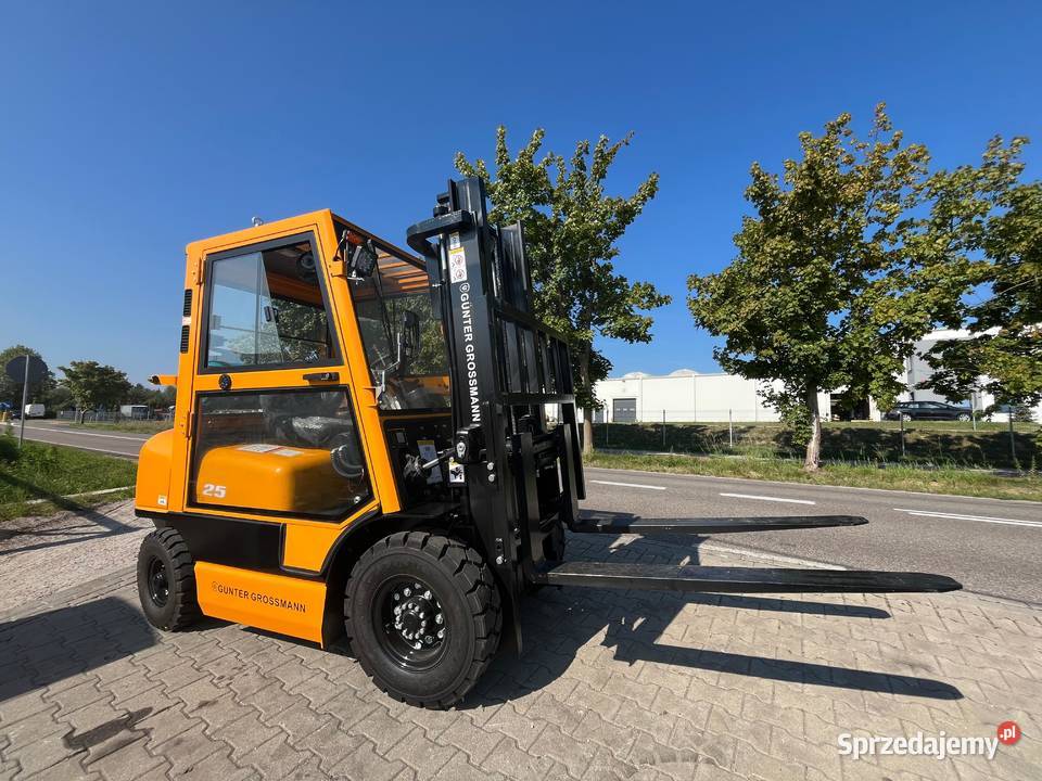 Wózek widłowy 25T duplex LPG z kabiną Szczecin