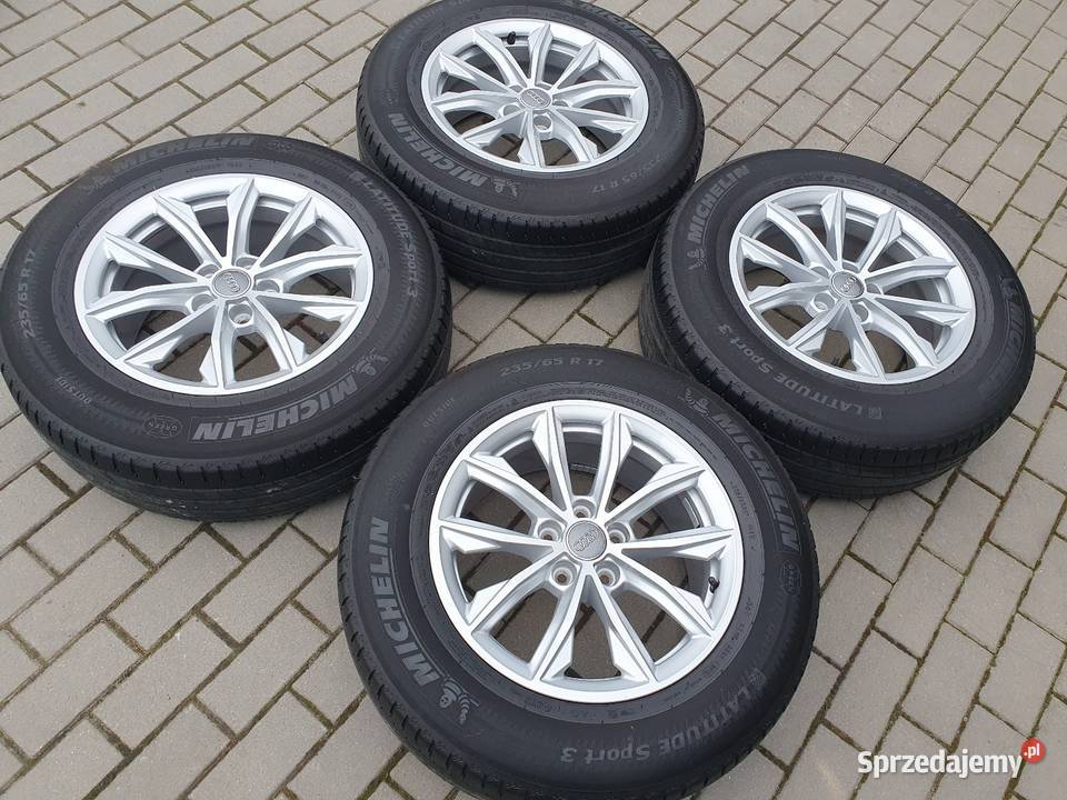 Felgi Audi 5x112 z oponami lato 2356517 stan dolnośląskie Oleśnica