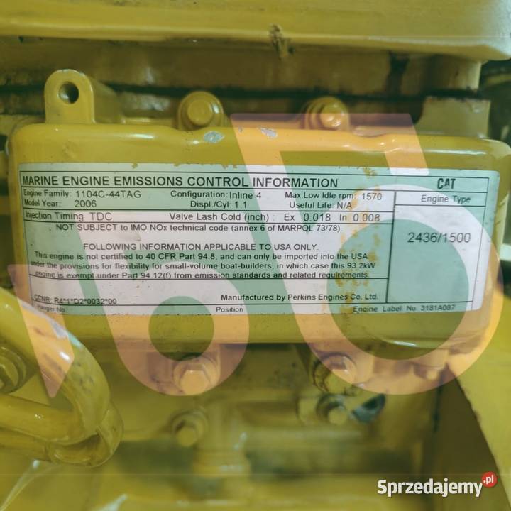 CATERPILLAR C44 DITA Wilkowo