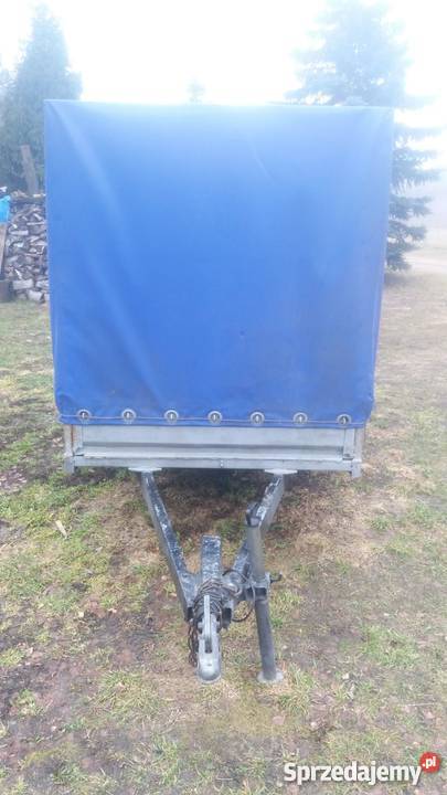 PRZYCZEPKA samochodowa z plandeką dł 25x szer 13